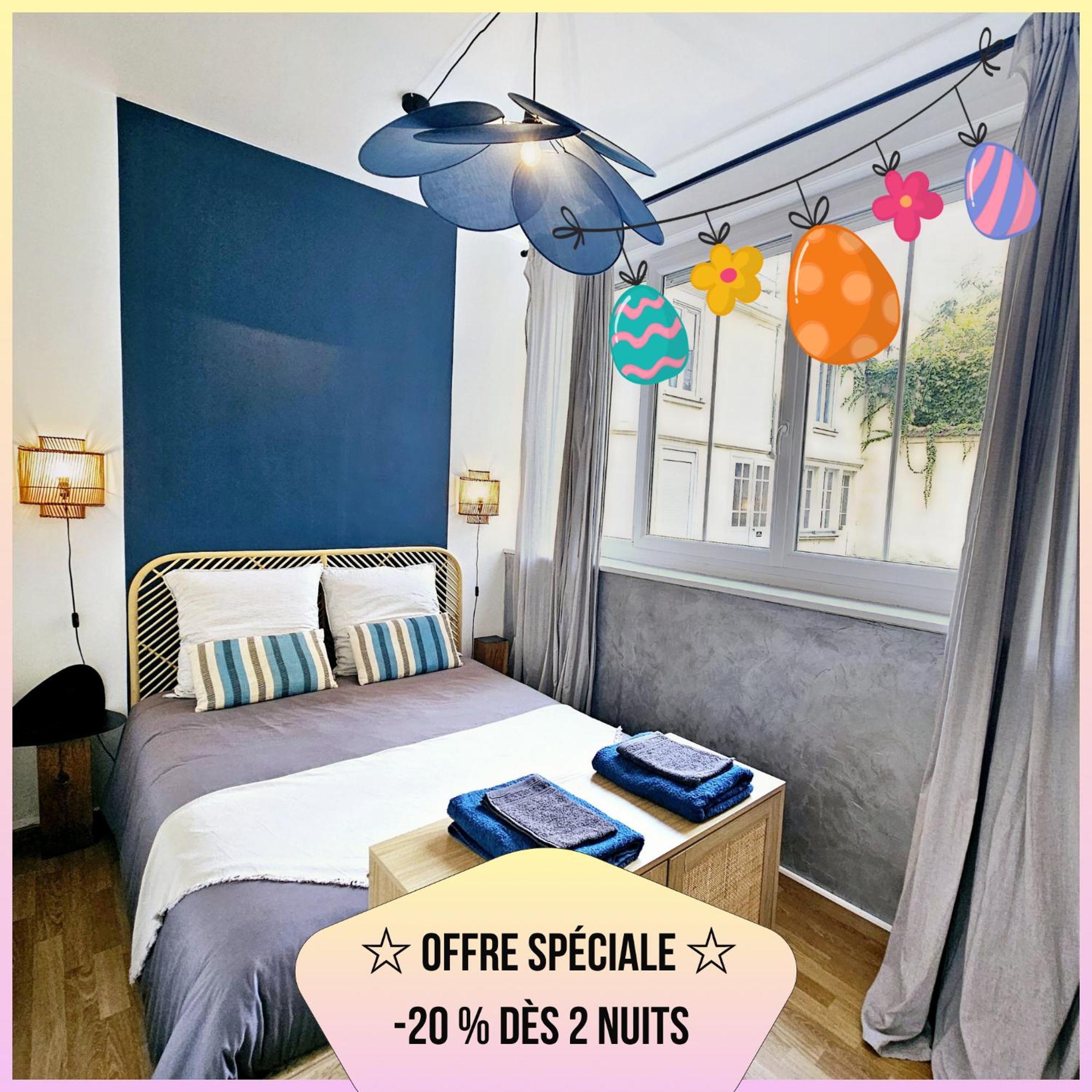 Refuge Urbain - Ideal Pro, Familles & Amis - Le Calme En Hypercentre - Wifi Haut Debit - Netflix - Machine A Laver - Gare, Cathedrale, Commerces, Restaurants & Transports En Commun A Moins De 10 Minutes A Pied 랭스 외부 사진